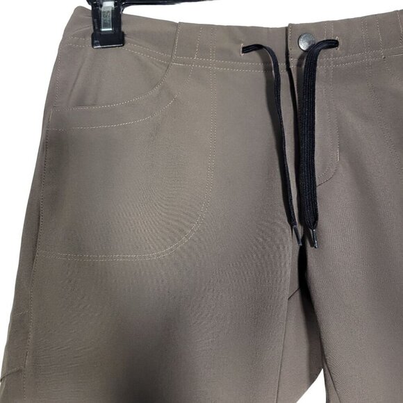 Patagonia Women's All-Out Brown Capris, Light Weight Outdoor Pants Size 8 - Picture 2 of 9